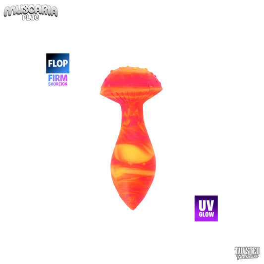 FLOP Muscaria the Mushroom Butt Plug - Firm (UV)