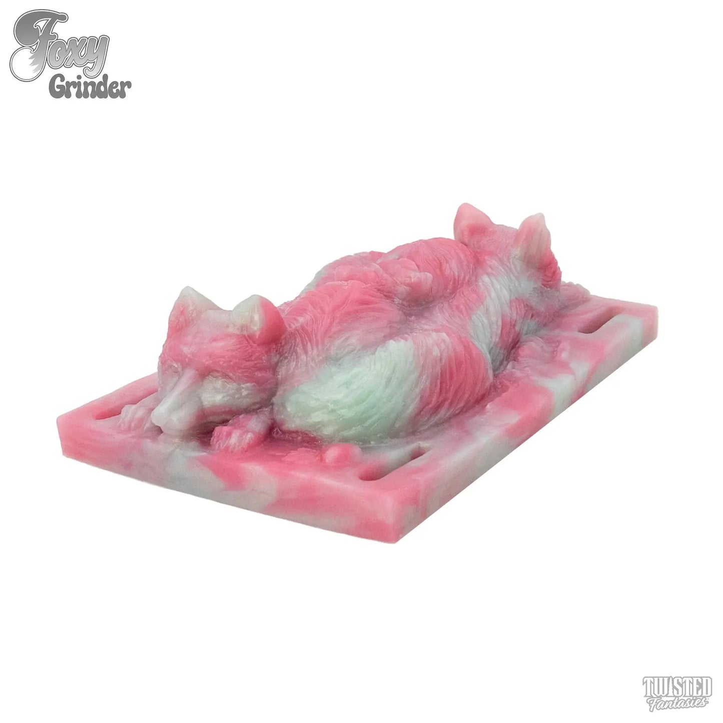 Foxy Fox Grinding Pad blue pink marble