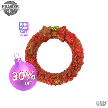 Premade Frasier Firm the Christmas Wreath Cock Ring - Soft