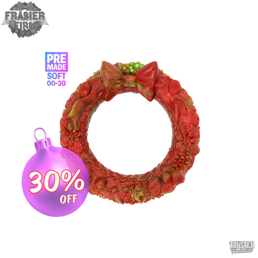 Premade Frasier Firm the Christmas Wreath Cock Ring - Soft