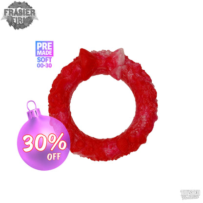 Premade Frasier Firm the Christmas Wreath Cock Ring - Soft