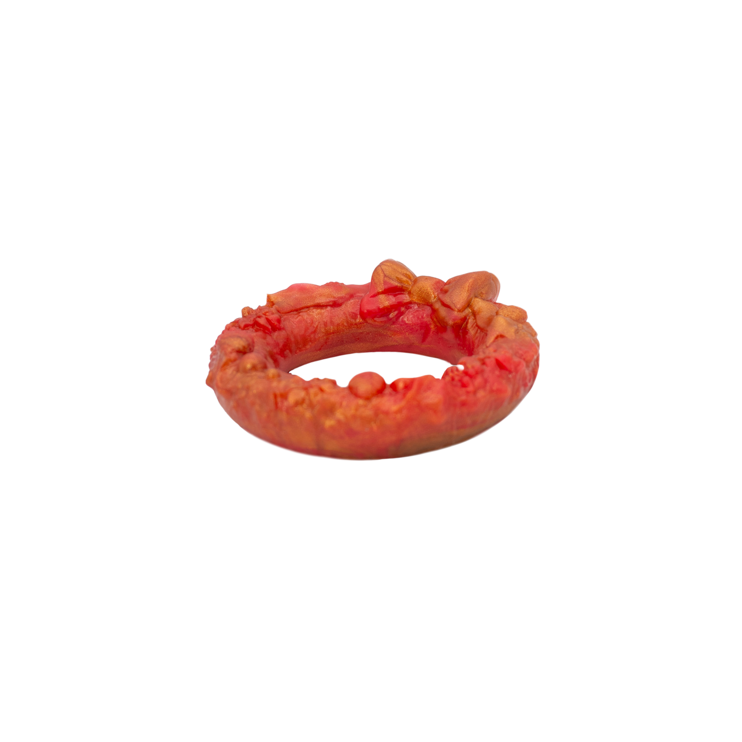 Premade Large Frasier Firm the Christmas Wreath Cock Ring - medium