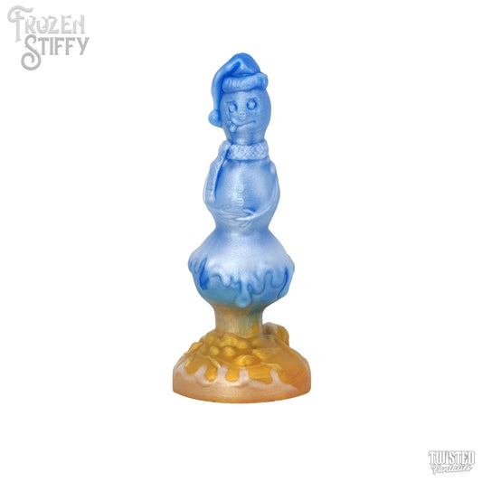 Premade Frozen Stiffy the Knotted Snowman Dildo - Medium - Suction Cup