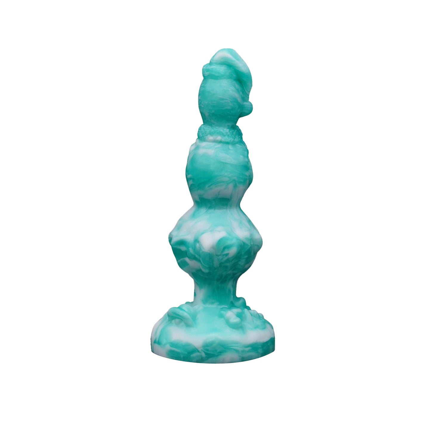 Premade Frozen Stiffy the Knotted Snowman Dildo - Medium - Suction Cup