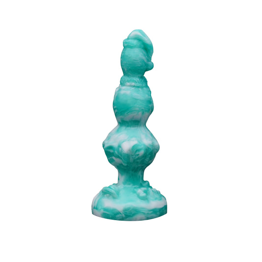 Premade Frozen Stiffy the Knotted Snowman Dildo - Medium - Suction Cup