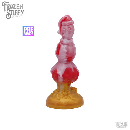 Premade Frozen Stiffy the Knotted Snowman Dildo - Medium - Suction Cup