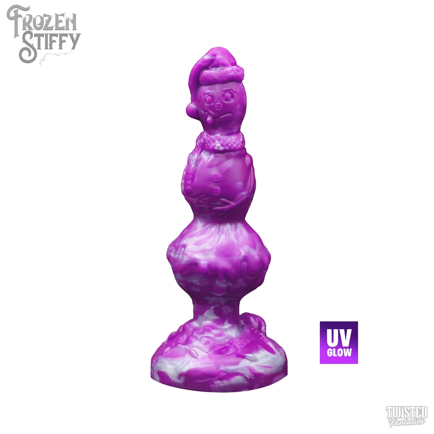 Frozen Stiffy the Knotted Snowman Dildo