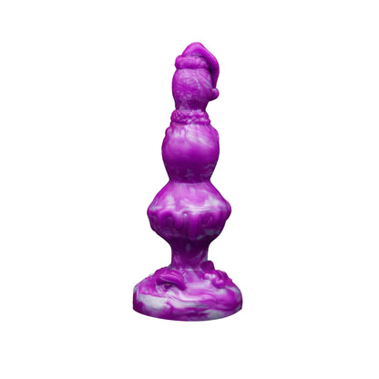 Premade Frozen Stiffy the Knotted Snowman Dildo - Medium - Suction Cup (UV)