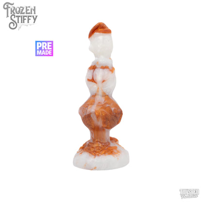 Premade Frozen Stiffy the Knotted Snowman Dildo - Medium - Standard Base