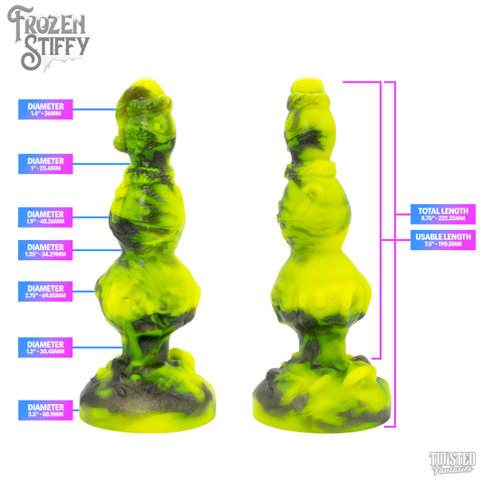 Custom Frozen Stiffy the Knotted Snowman Dildo