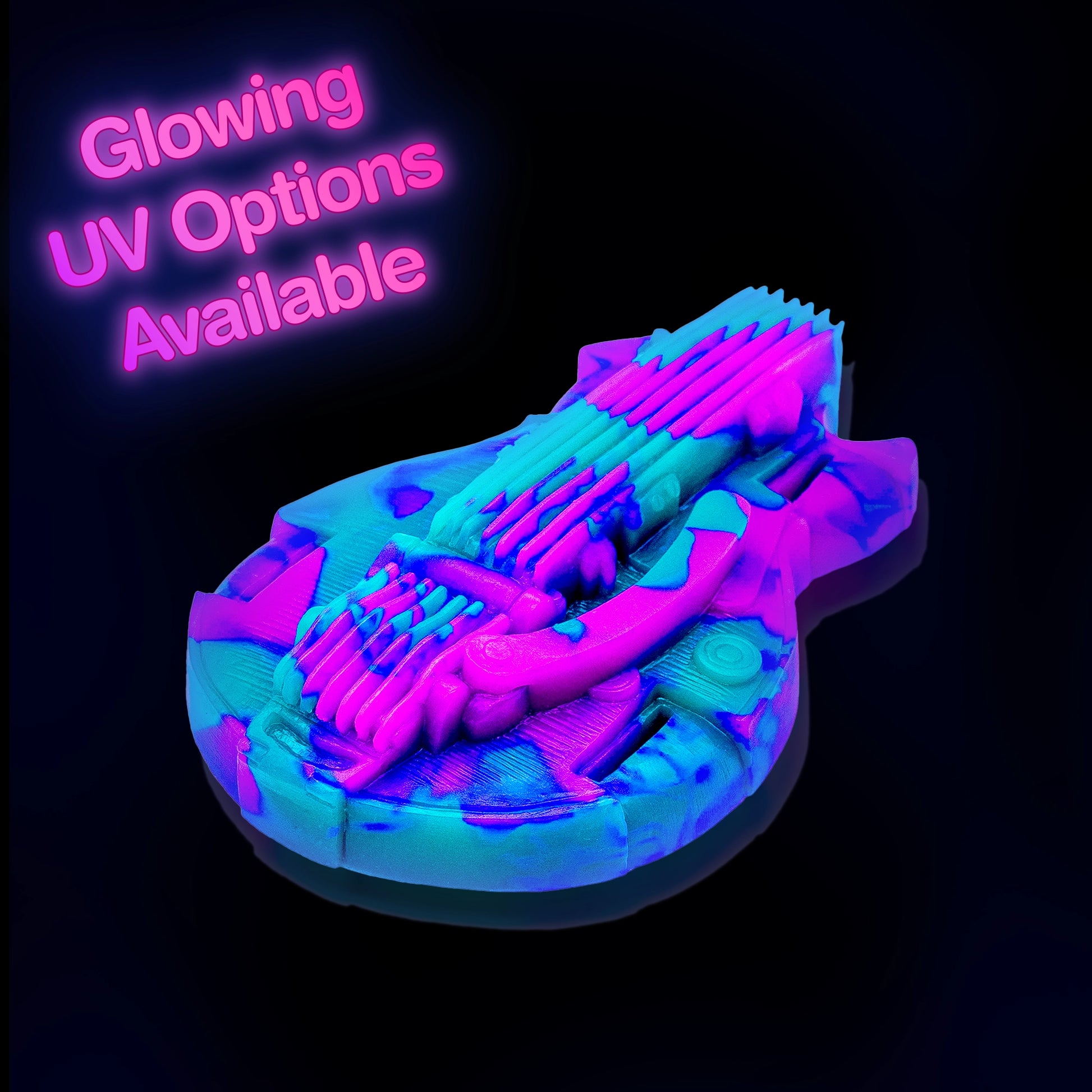 G-String the Guitar Grinder Sex Toy Glow in the Dark black light