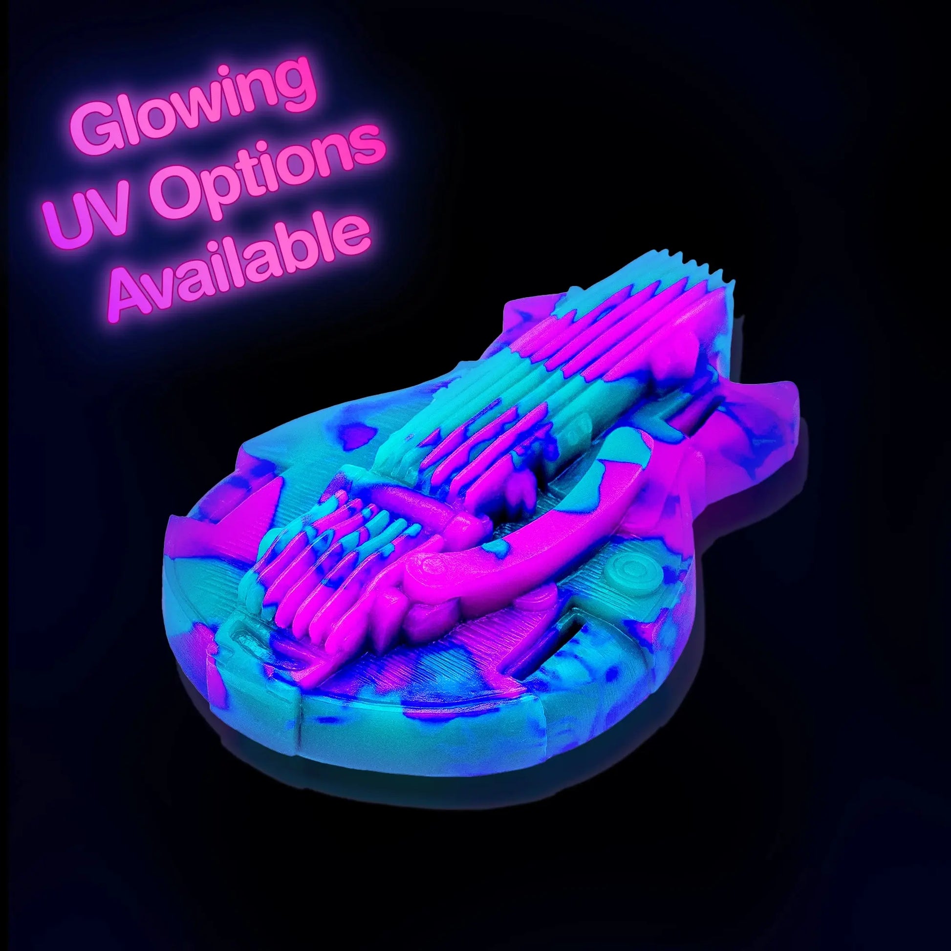 G-String the Guitar Grinder Sex Toy Glow in the Dark black light