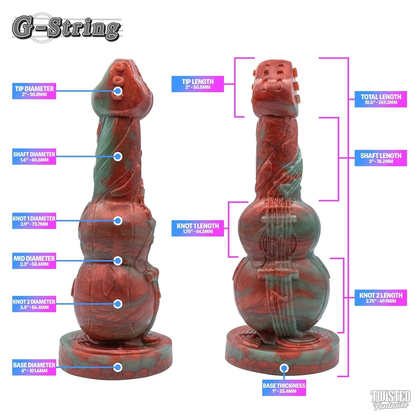 Premade Ready to Ship-Dildo-Twisted Fantasies