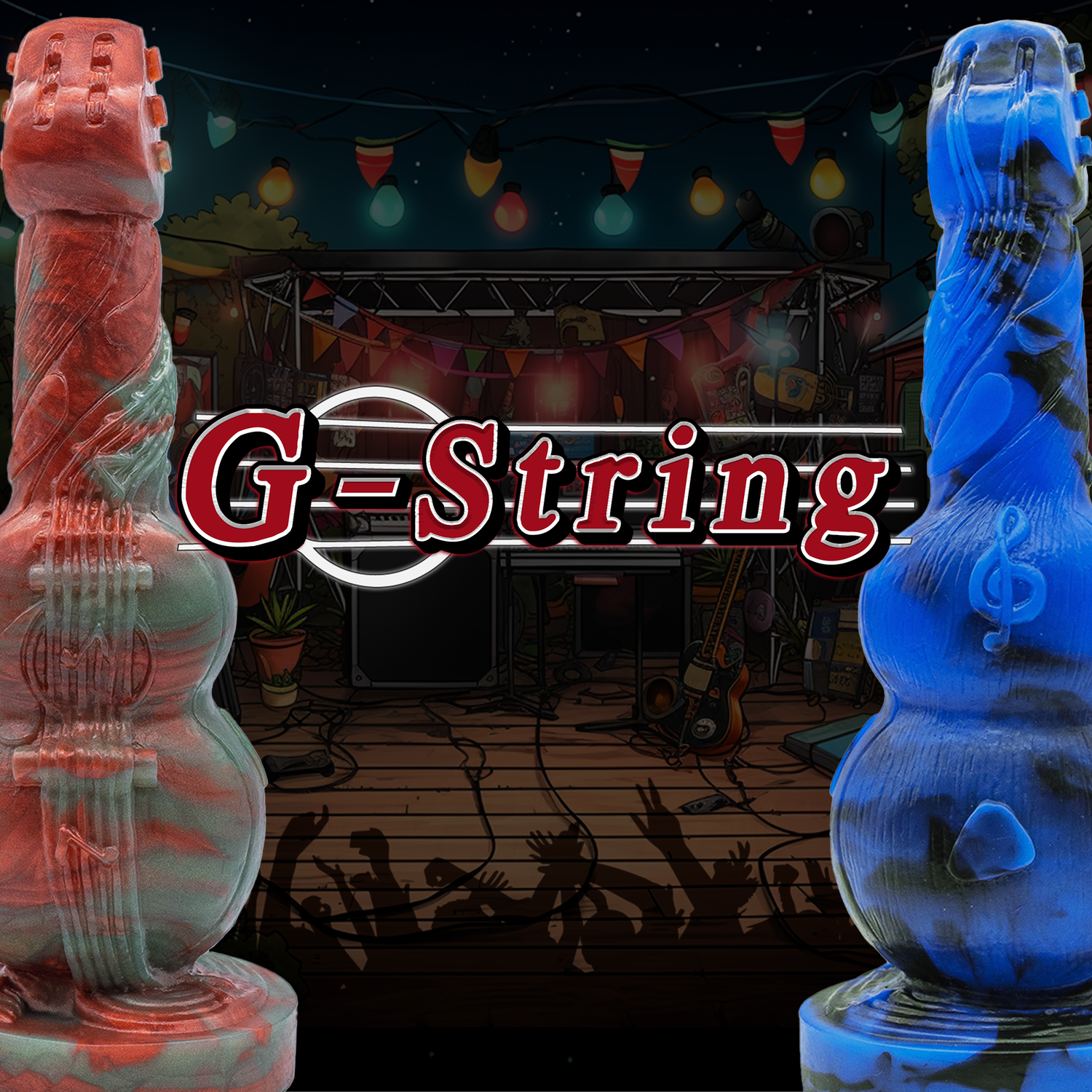 G-String the Knotted Guitar Dildo