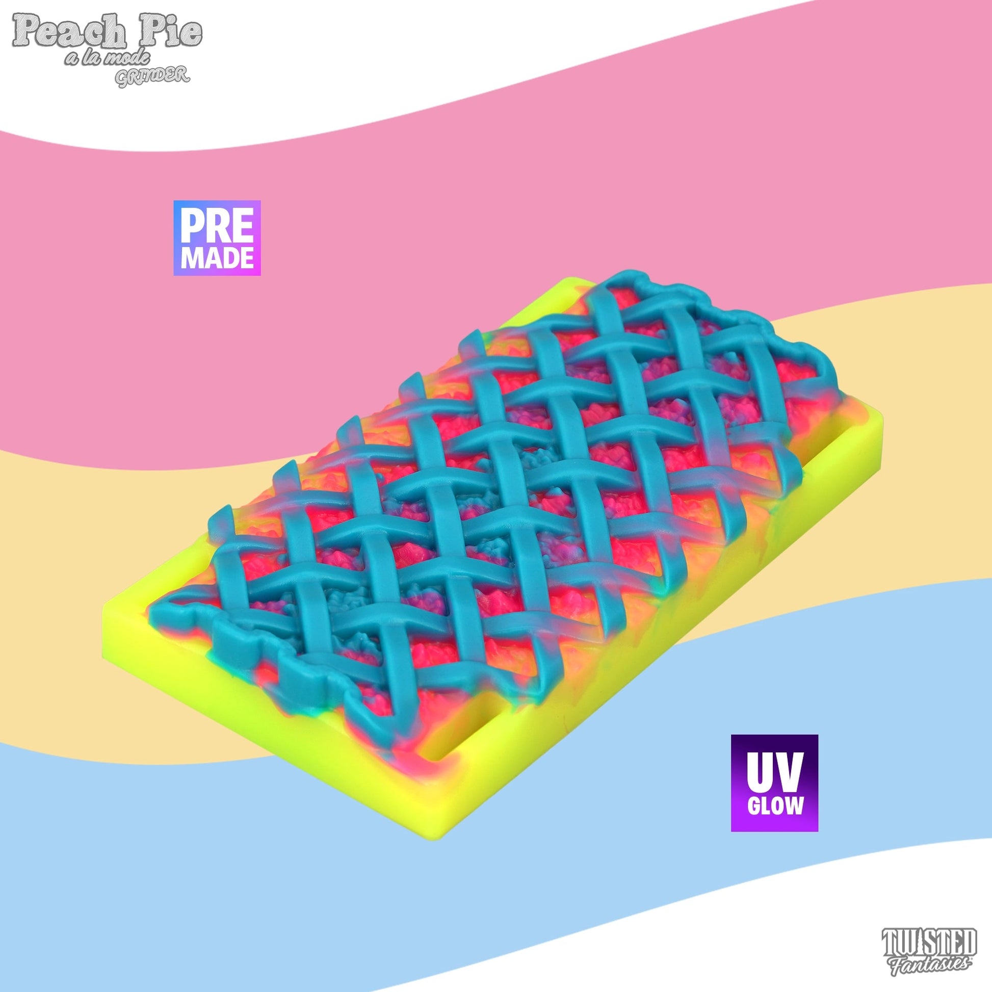Premade Peach Pie A La Mode Grinder - Medium (UV) Twisted Fantasies