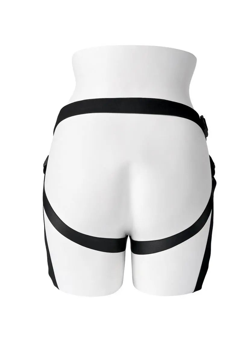 GenderX Pleasure Harness Adjustable Leather Strap-On Shop Erotic