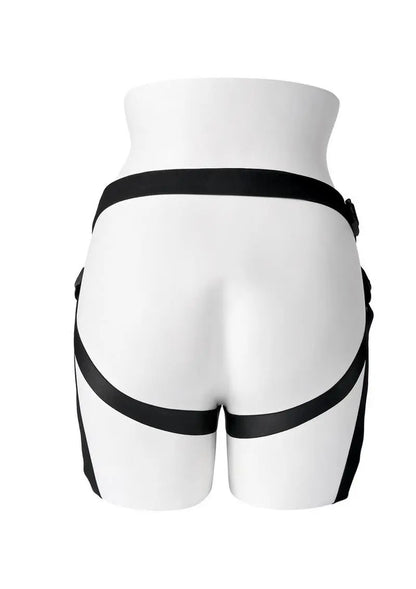 GenderX Pleasure Harness Adjustable Leather Strap-On Shop Erotic