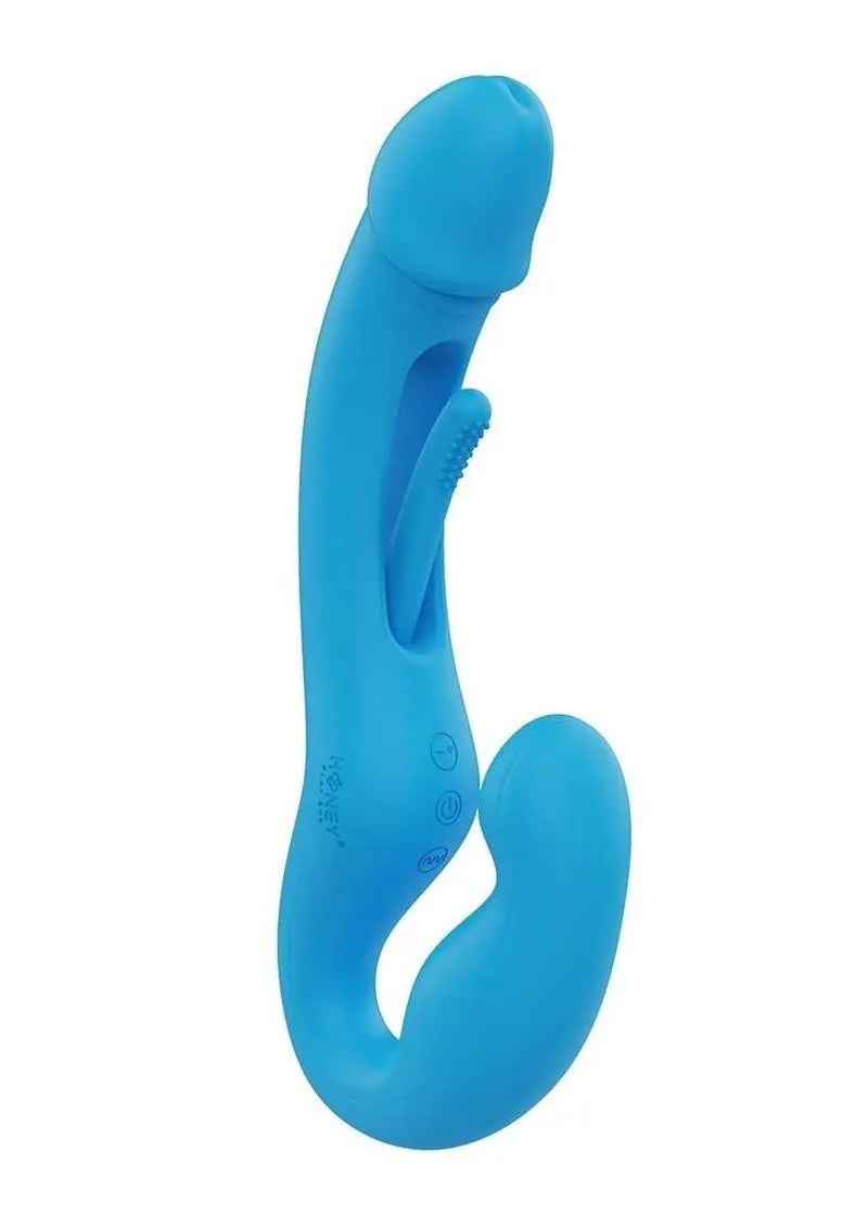 Harmony Duo App-Controlled Rechargeable Silicone Strapless Strap-On Shop Erotic