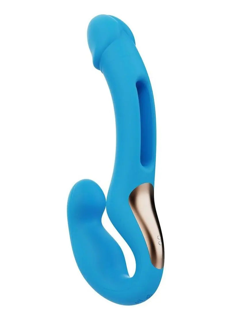 Harmony Duo App-Controlled Rechargeable Silicone Strapless Strap-On Shop Erotic