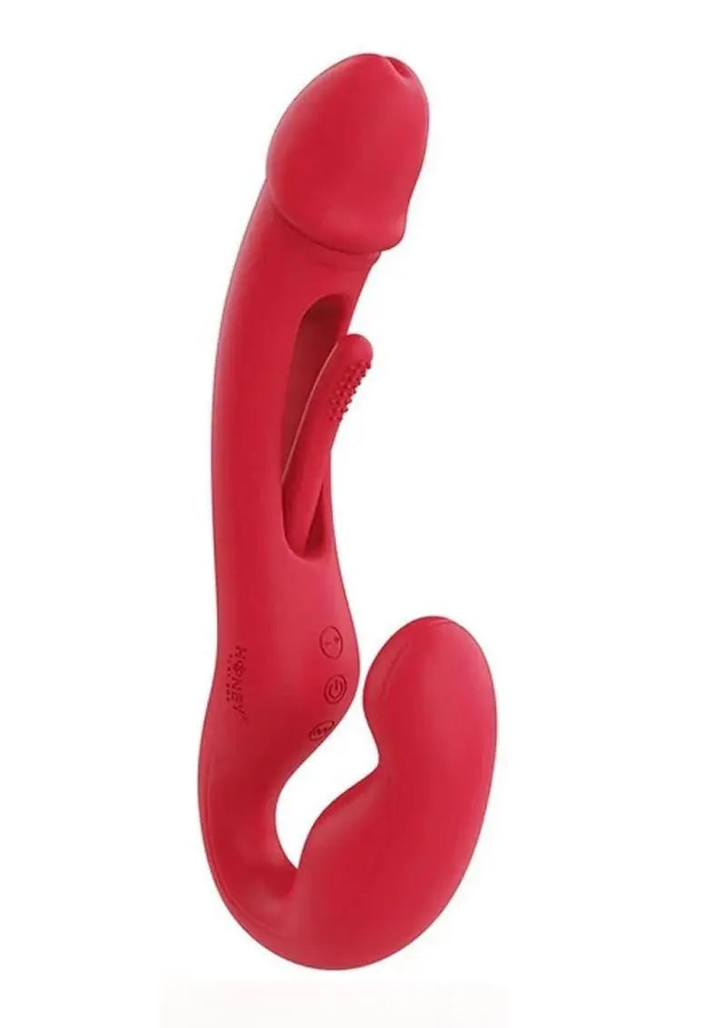 Harmony Duo App-Controlled Rechargeable Silicone Strapless Strap-On Shop Erotic