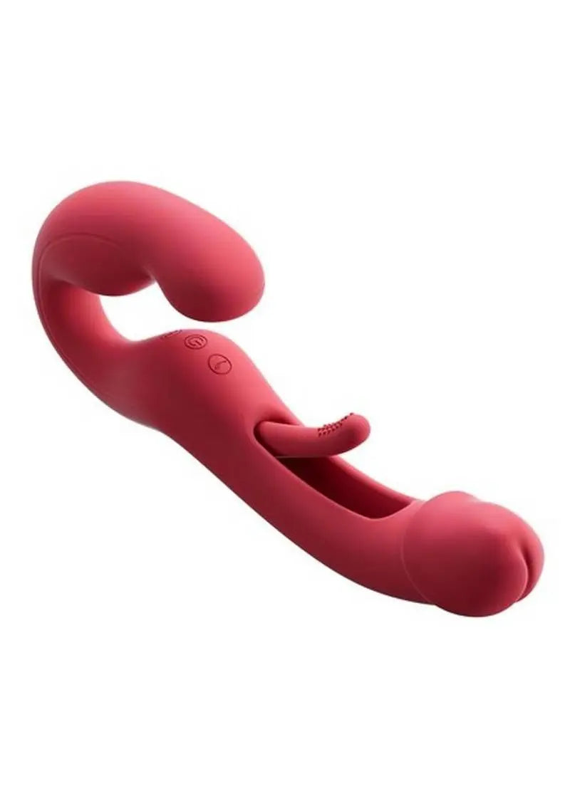 Harmony Duo App-Controlled Rechargeable Silicone Strapless Strap-On Shop Erotic