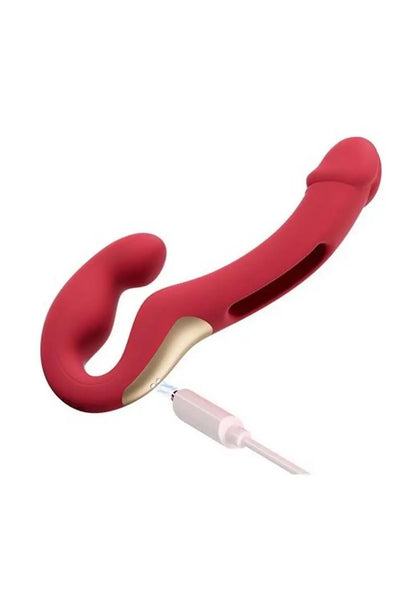Harmony Duo App-Controlled Rechargeable Silicone Strapless Strap-On Shop Erotic