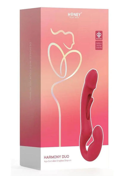 Harmony Duo App-Controlled Rechargeable Silicone Strapless Strap-On Shop Erotic