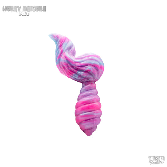 Horny Unicorn Anal Plug Pink and Blue