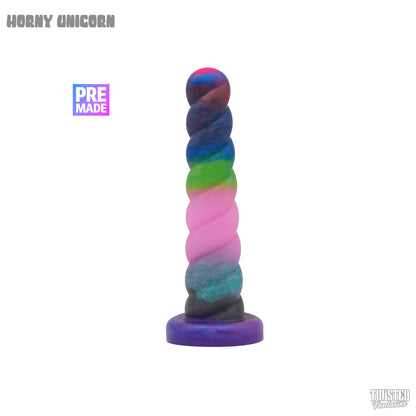 Premade Horny the Unicorn Dildo - Medium - Suction Cup