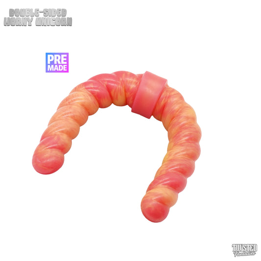 Premade Horny the Unicorn Double-Sided Dildo - Medium