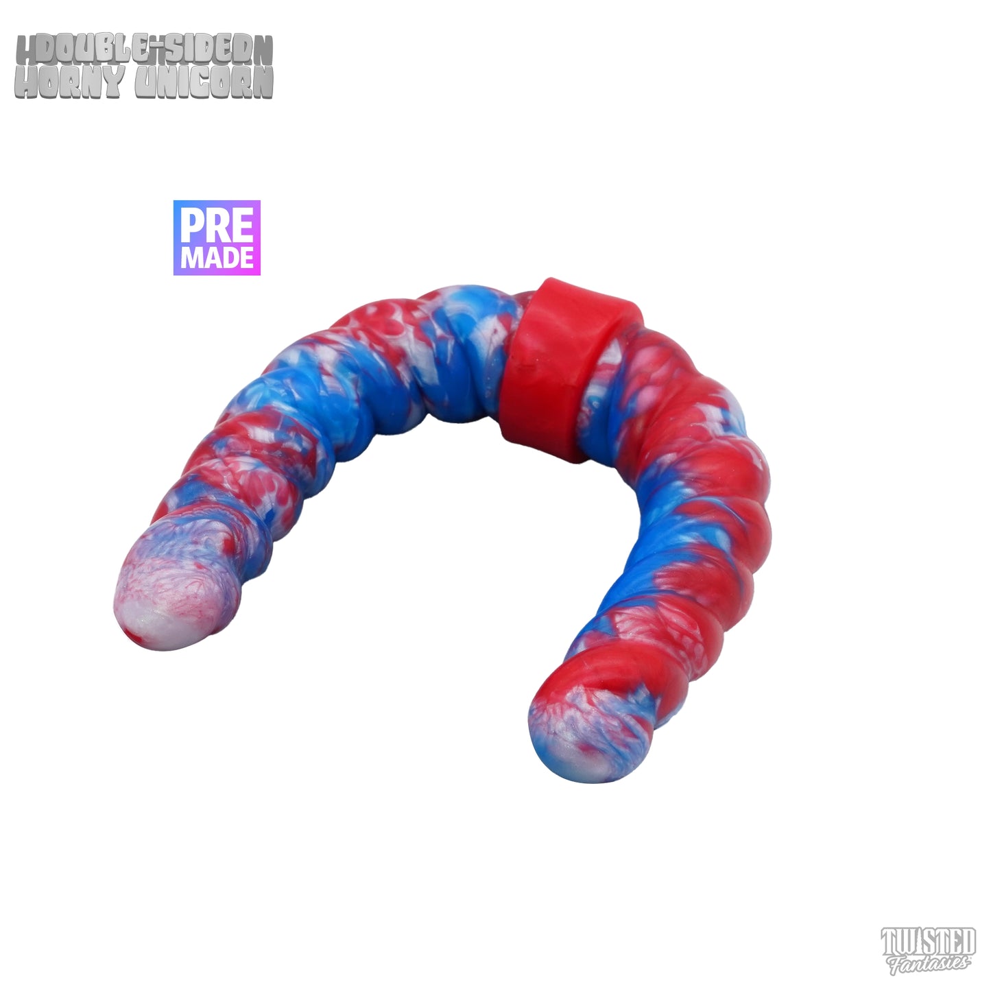 Premade Horny the Unicorn Double-Sided Dildo - Medium