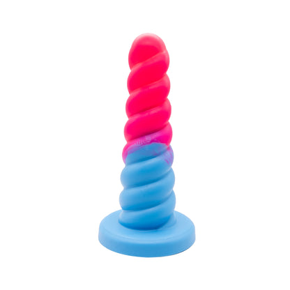 Premade XL Horny the Unicorn Stretching Dildo - Soft - Suction Cup (UV)
