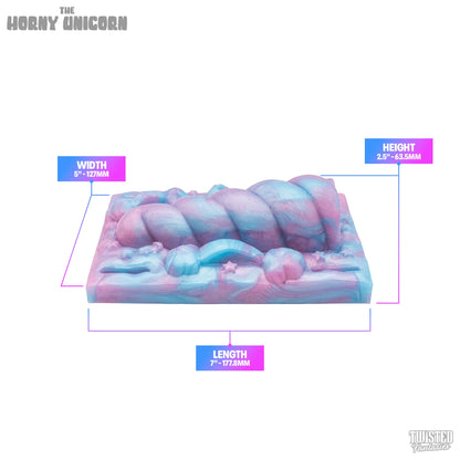 Horny Unicorn Grinding Sex Toy Measurements