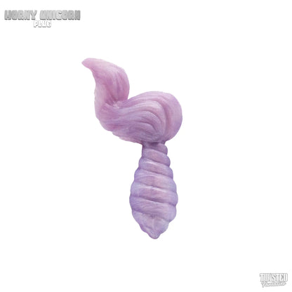 Horny Unicorn Anal Plug Lilac and white