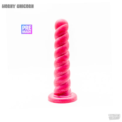 Premade Horny the Unicorn Dildo - Medium - Standard Base