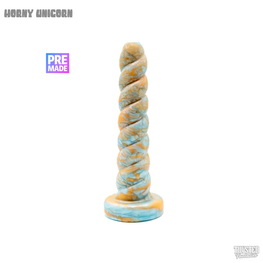 Premade Horny the Unicorn Dildo - Medium - Suction Cup