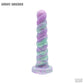 Horny Unicorn Horn Dildo lilac Persian green marble