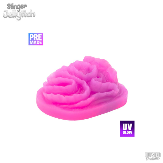 Premade Stinger the Jellyfish Mini Sex Grinder - Medium - Standard Base (UV)