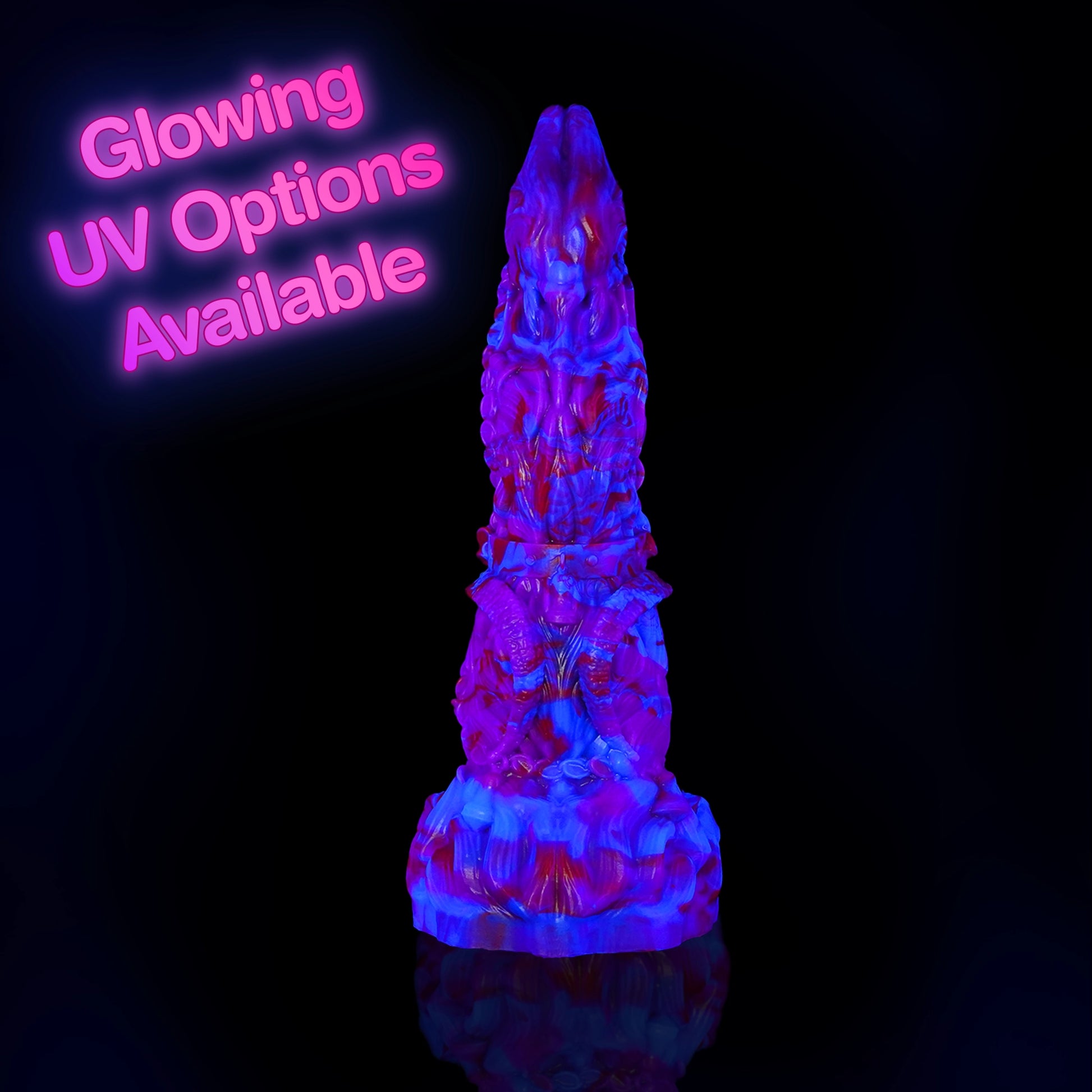 Krampus the Devil Dildo UV Glow in the Dark
