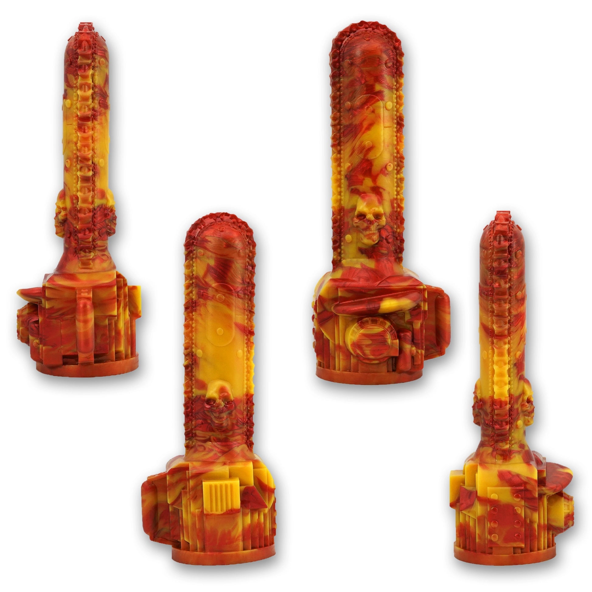 Chainsaw Vibrator Compatible Dildo 360 View