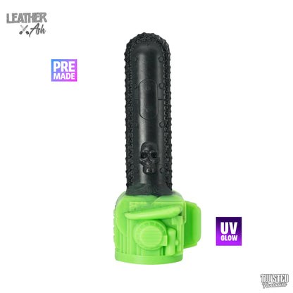 Premade Leather and Ash the Chainsaw Dildo - Medium - Suction Cup (UV)