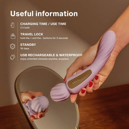 LELO Switch Double-Sided Wand Vibrator Twisted Fantasies