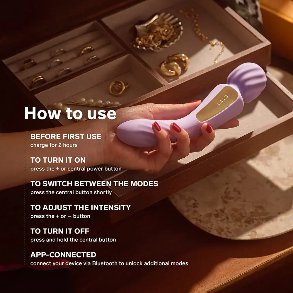 LELO Switch Double-Sided Wand Vibrator Twisted Fantasies