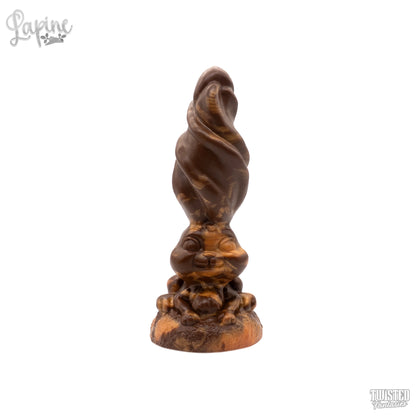 Lapine Furry Dildo Marble - Chocolate and Caramel
