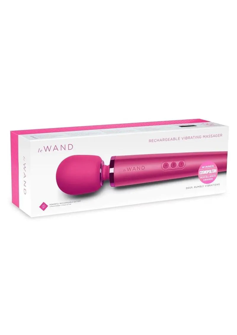 Le Wand Rechargeable Silicone Massager With Ergonomic Design Shop Erotic