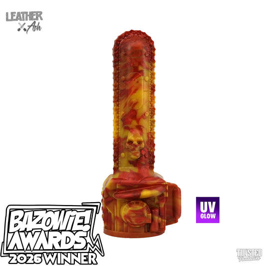 Leather and Ash the Chainsaw Dildo Twisted Fantasies