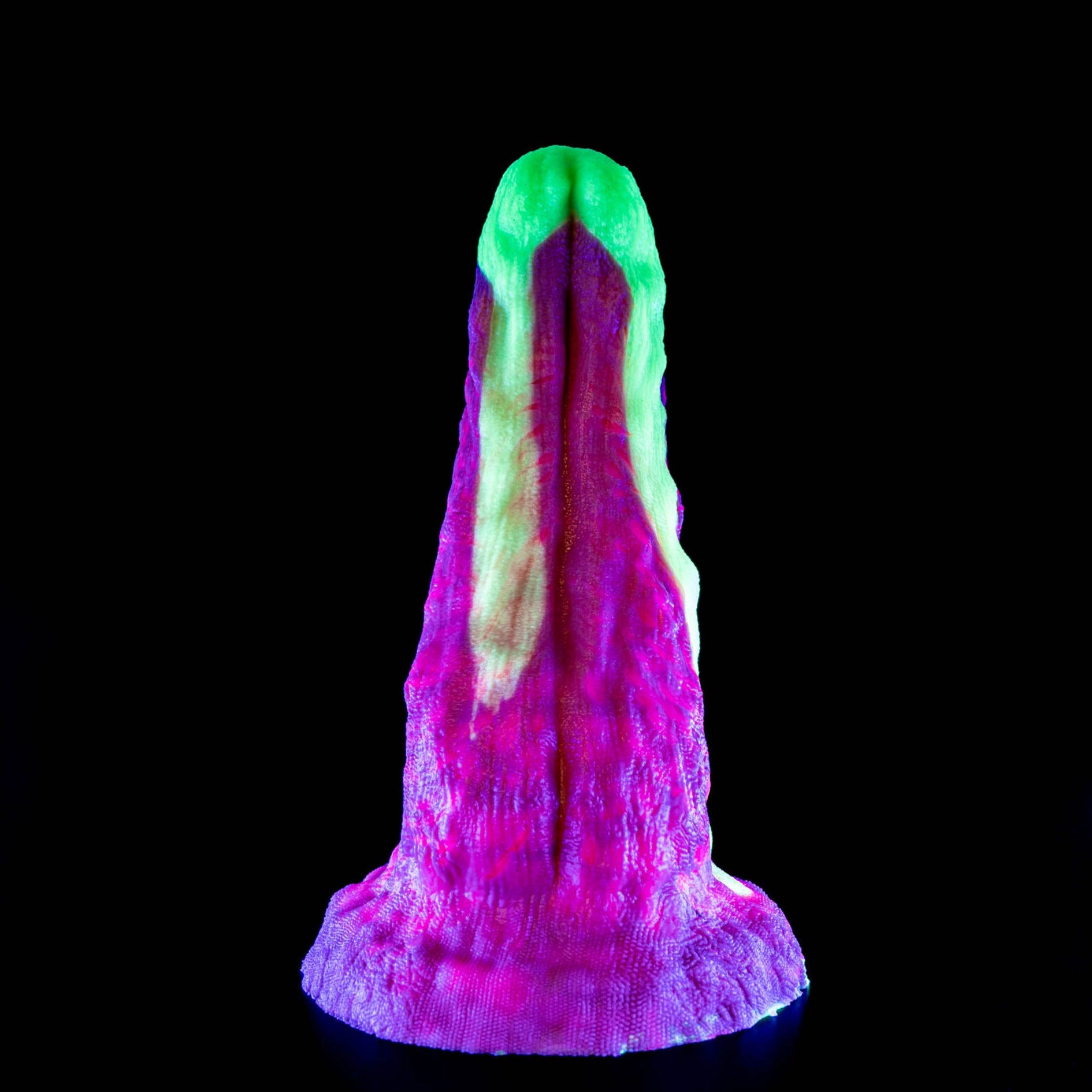 Lingus Monster Dildo Tongue glowing in black light
