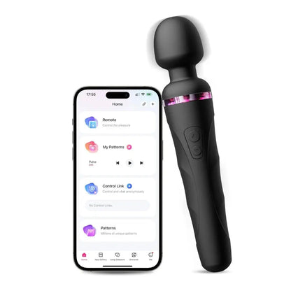 Lovense Domi 2 Bluetooth Programmable Wand Vibrator Twisted Fantasies