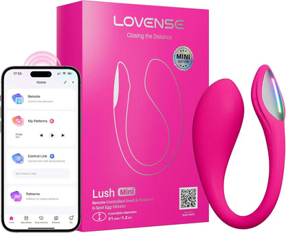 Lovense Lush Mini Remote Controlled G-Spot Egg Vibrator Twisted Fantasies