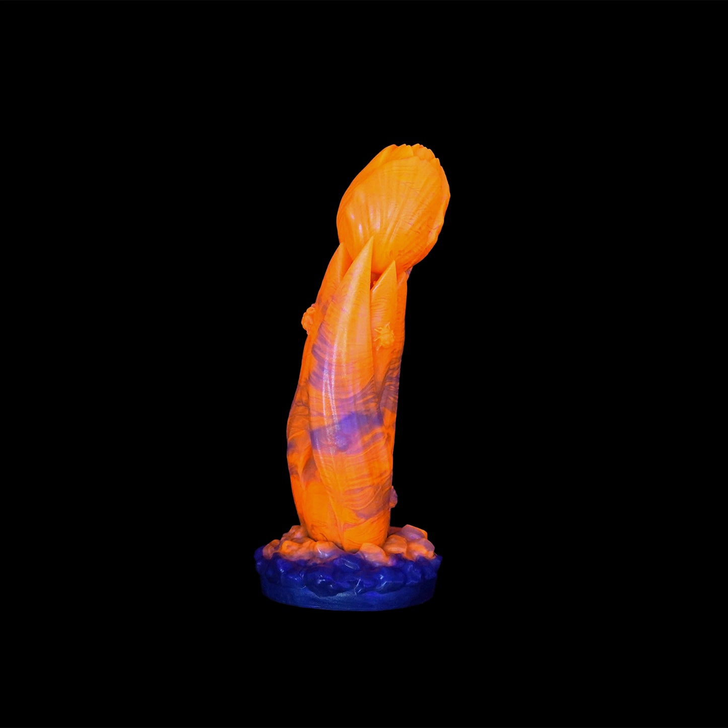 Premade Mini Tessa the Tulip Dildo - Medium - Suction Cup (UV)